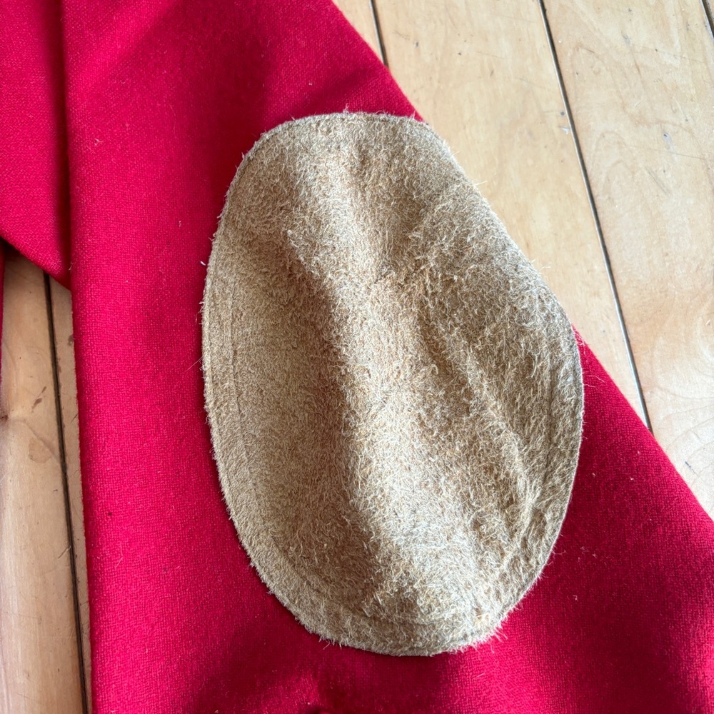 Vintage Pendleton Red Wool Button Down Size M - image 8